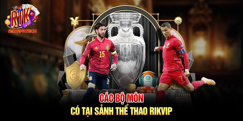 Các bộ môn có tại sảnh thể thao Rikvip Các bộ môn có tại sảnh thể thao Rikvip